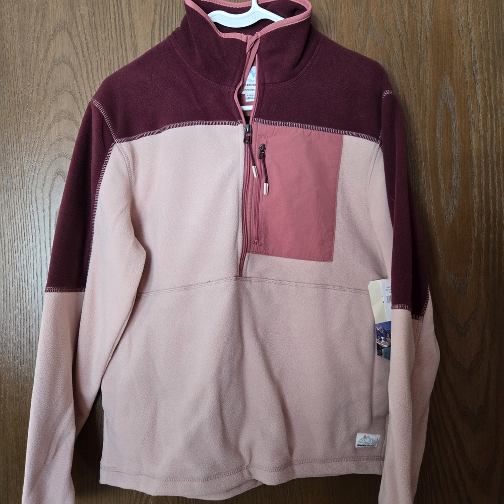Women's Two-Tone Fleece Pullover